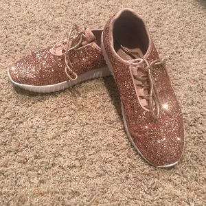 Reduced!!!Reduced!!!    Rose gold gym shoes